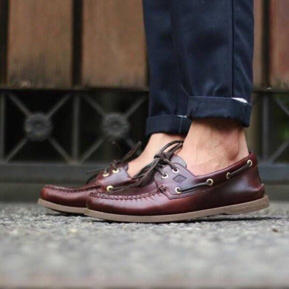 Sperry Men's Authentic Original™ Top-Sider in Amaretto - Picture 1 of 7